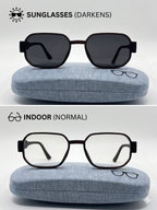 Premium 2-in-1 Photochromic Smart Glasses – Unbreakable