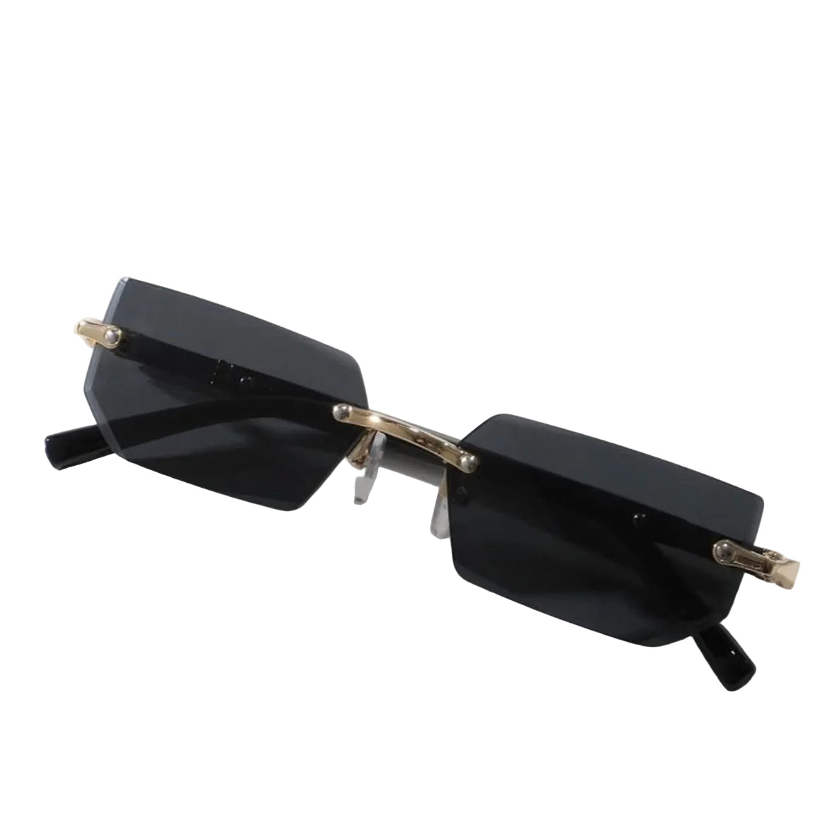 Geometric Rimless Sunglasses