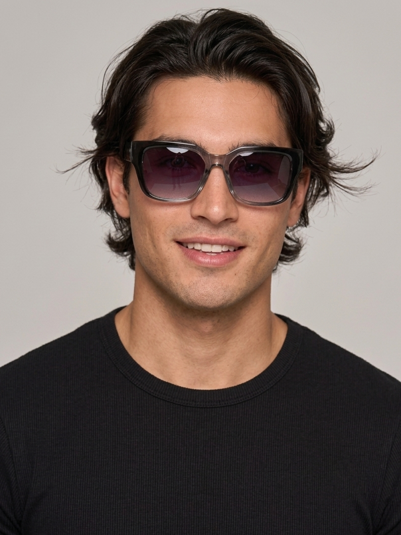 Versace thick-rimmed, square