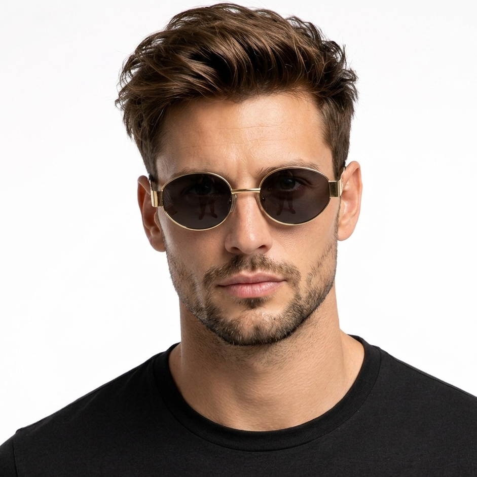 Trendy Oval Sunglasses